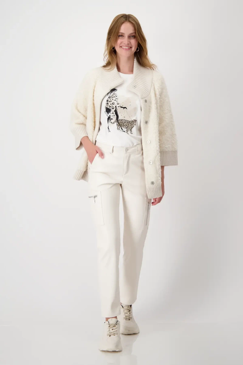 Monari Lederimitat Hose