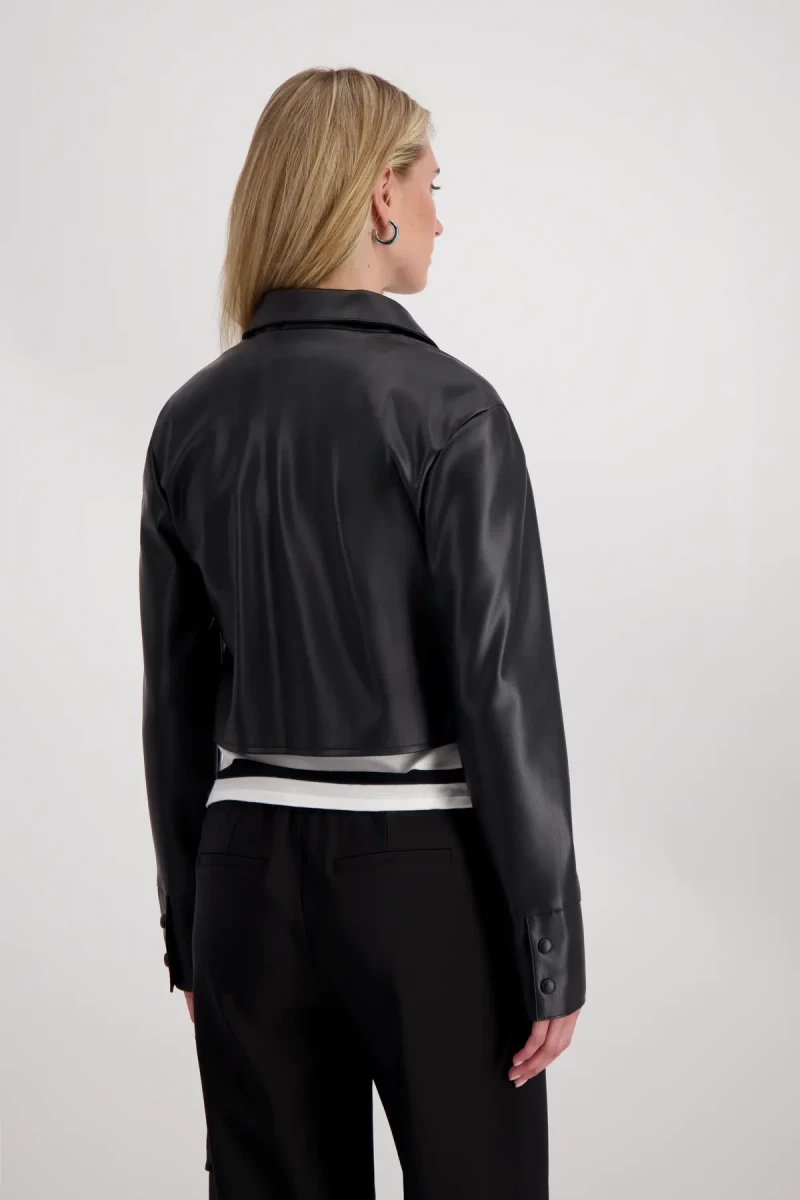 Monari Lederimitat Jacke