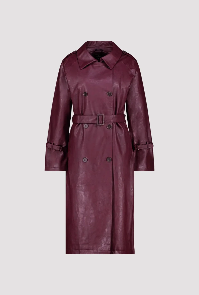 Monari Lederimitat Mantel