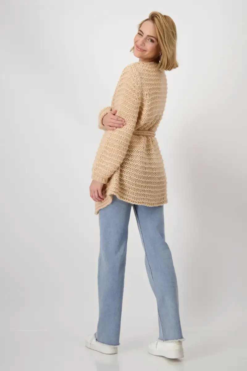 Monari Locker Gestrickte Strickjacke