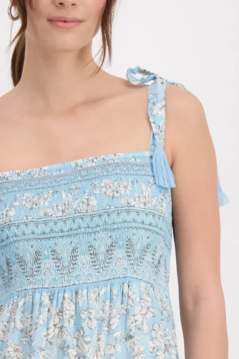 Monari Maxi Volantkleid