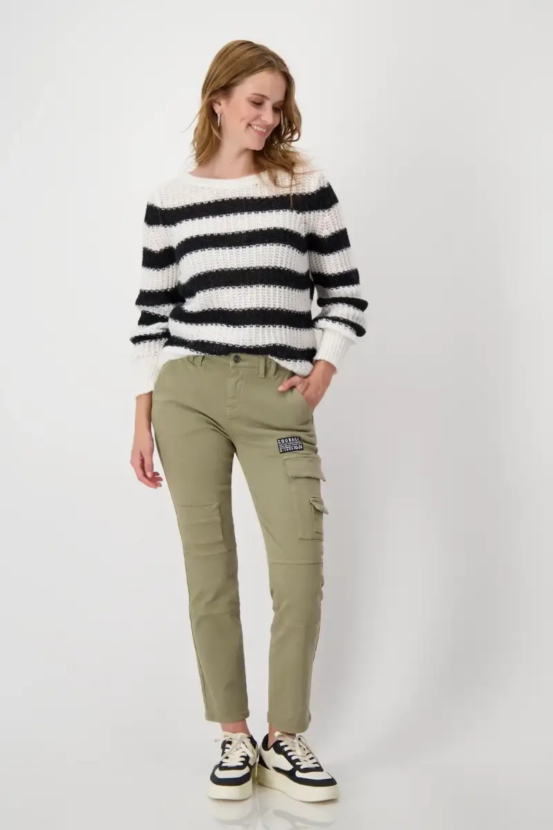 Monari Pullover Mit Ringelmuster