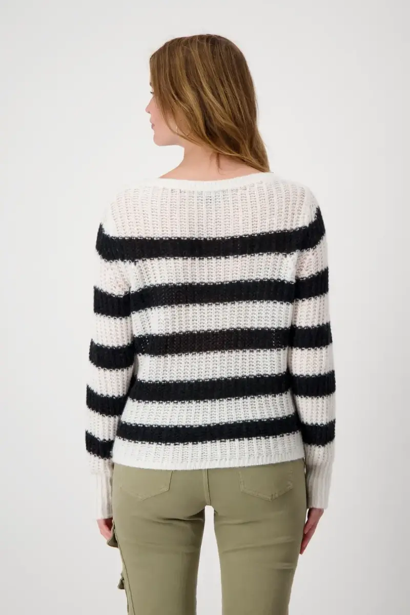 Monari Pullover Mit Ringelmuster