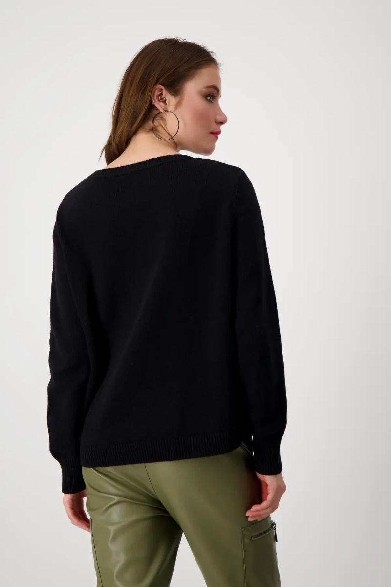 Monari Pullover Mit Strass