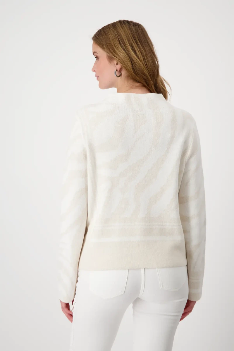 Monari Pullover Mit Tigermuster