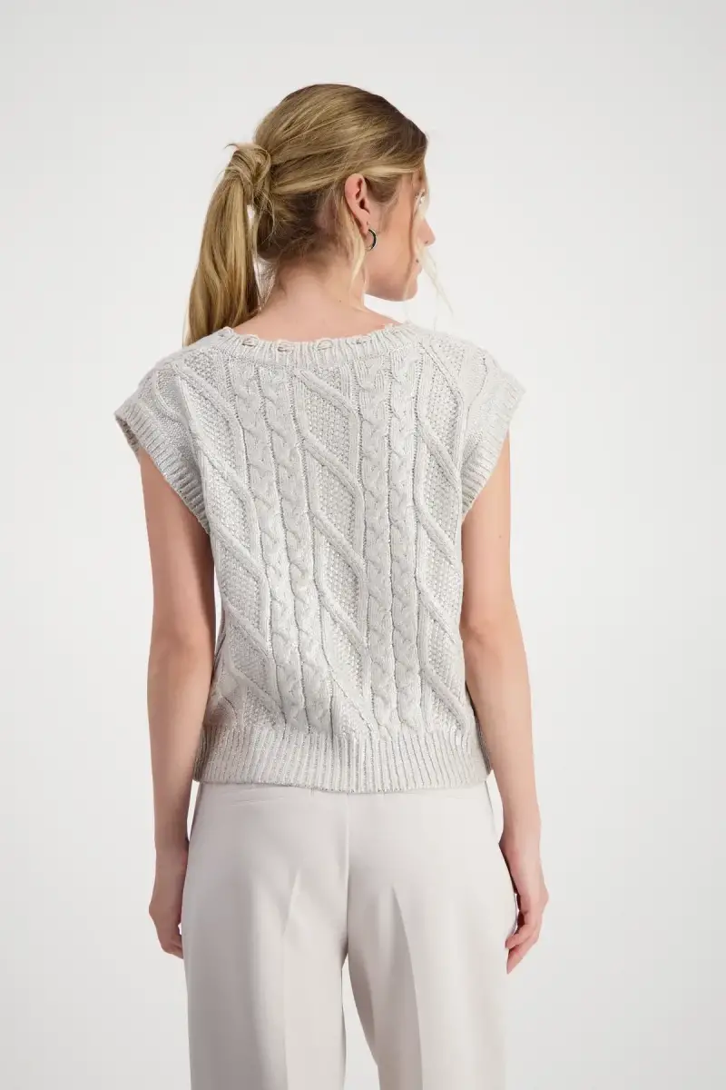 Monari Pullunder Mit Zopfmuster