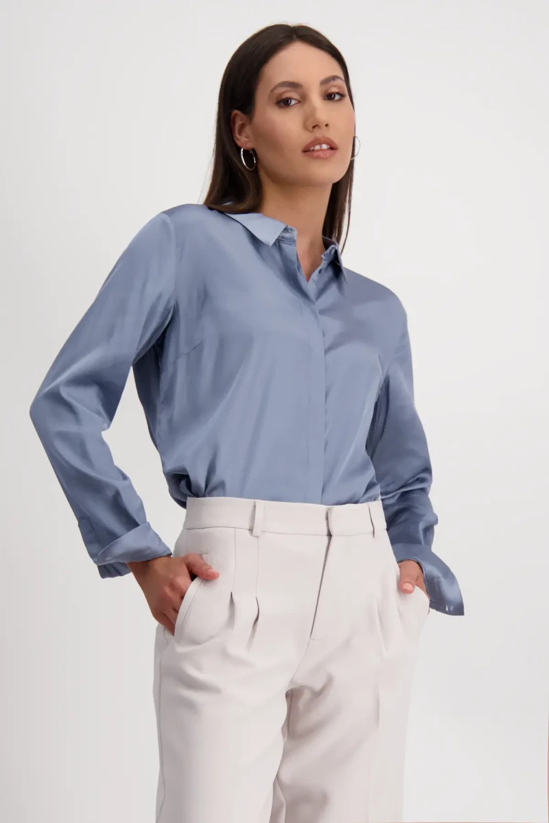 Monari Satin Bluse
