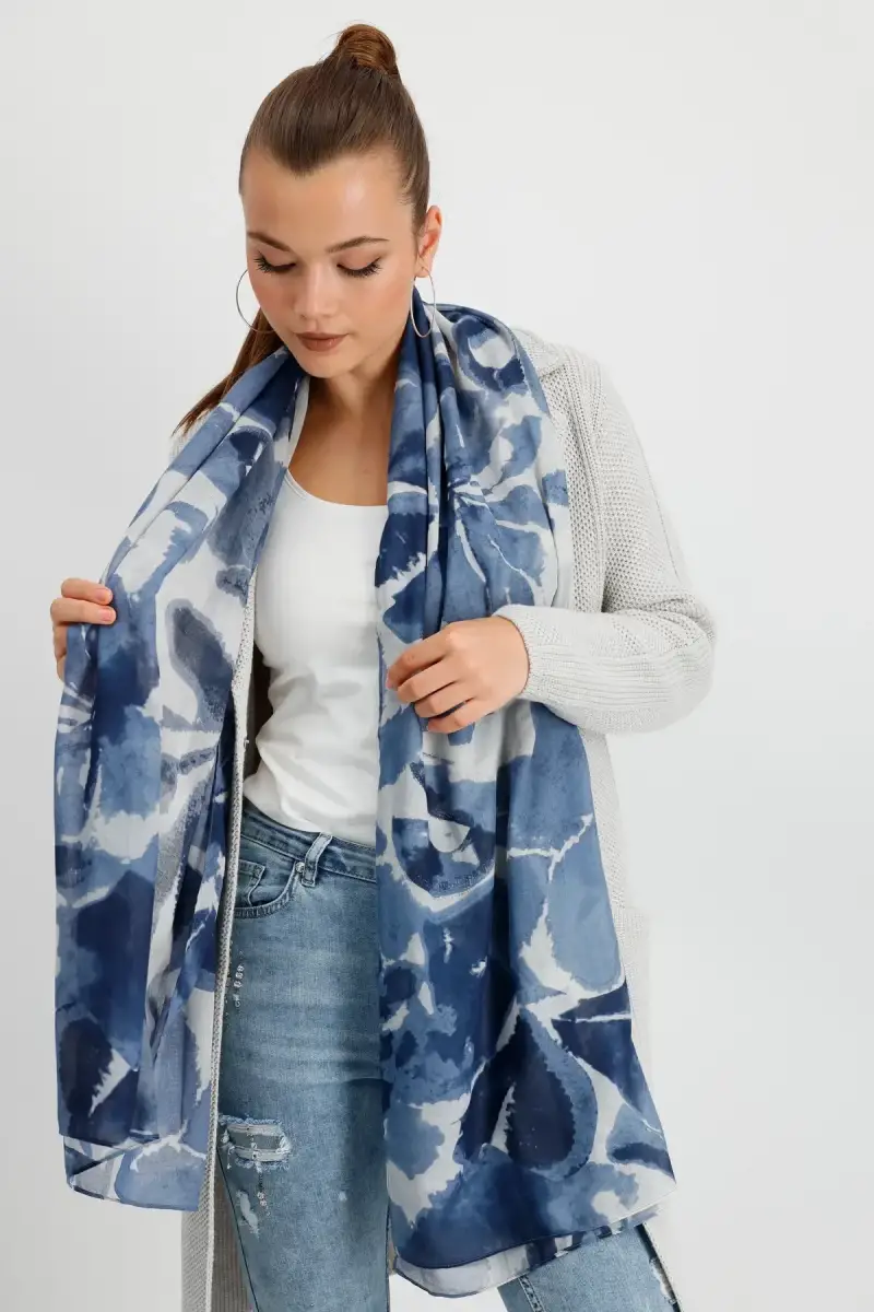 Monari Schal Mit Blumenmuster