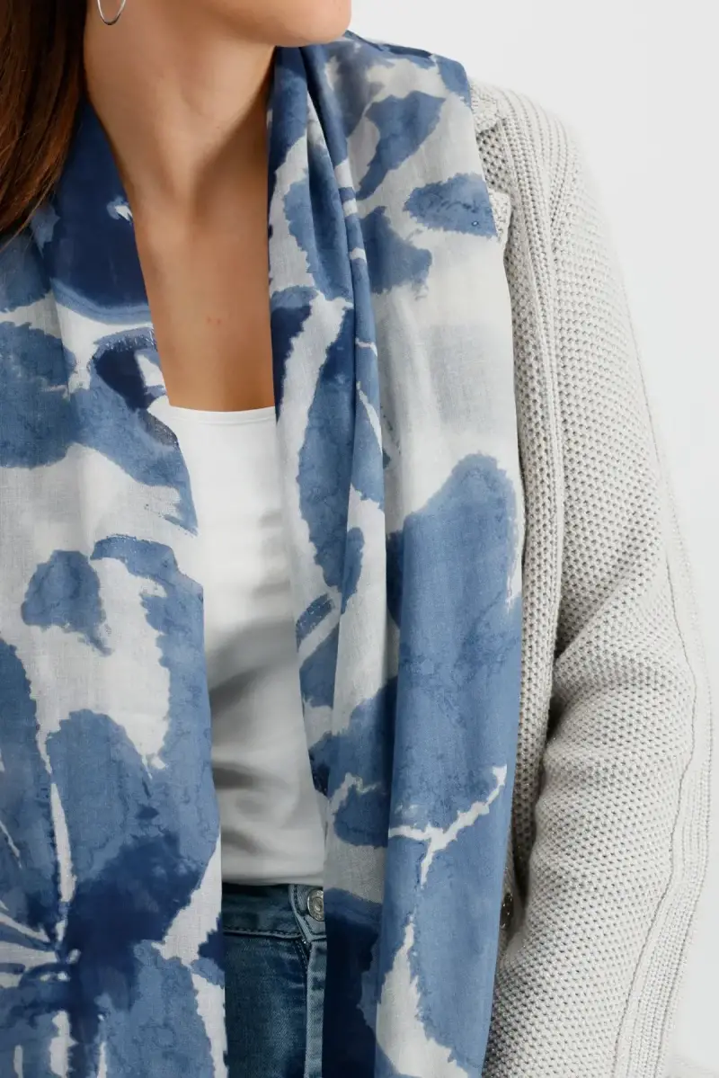 Monari Schal Mit Blumenmuster