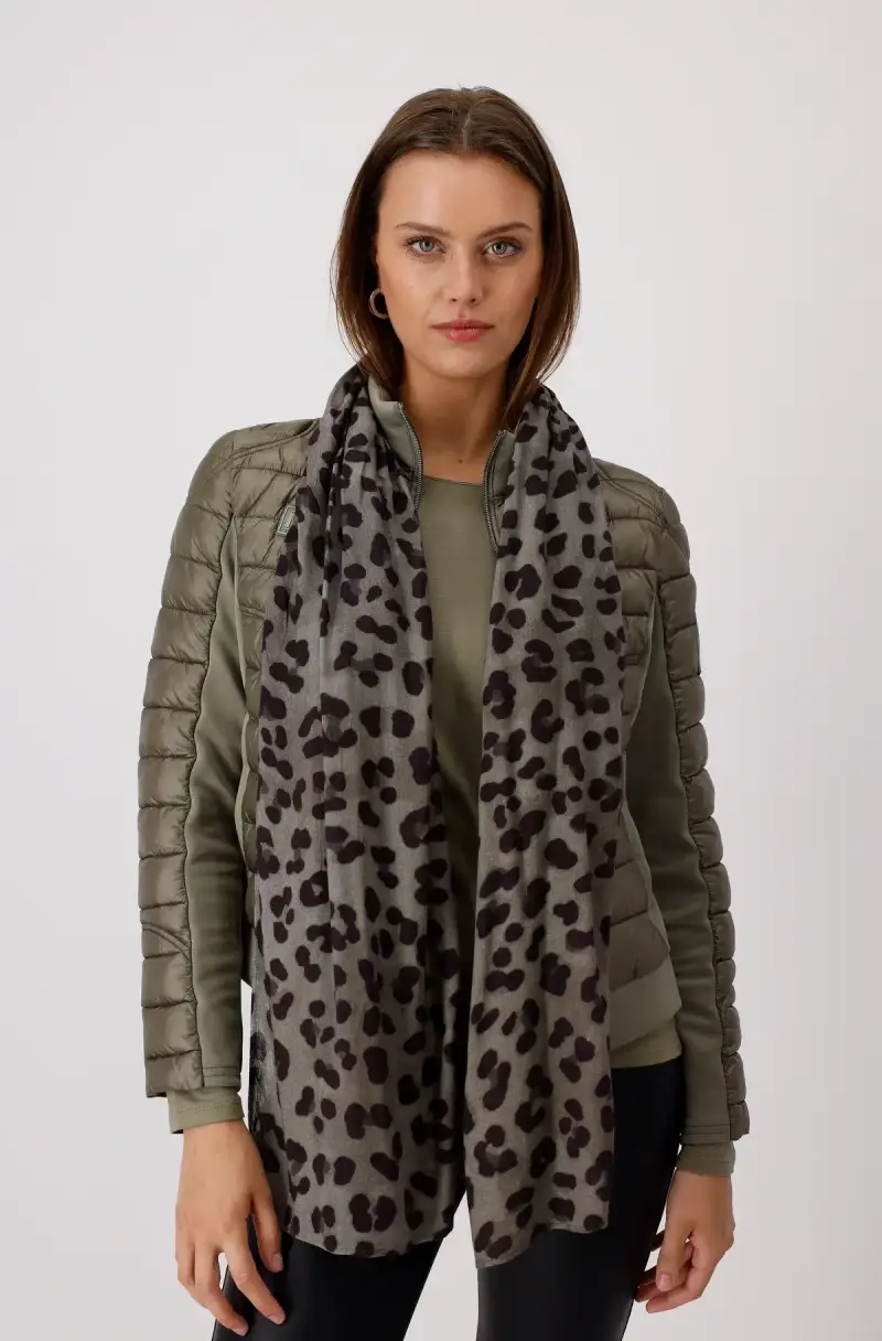 Monari Schal Mit Leomuster