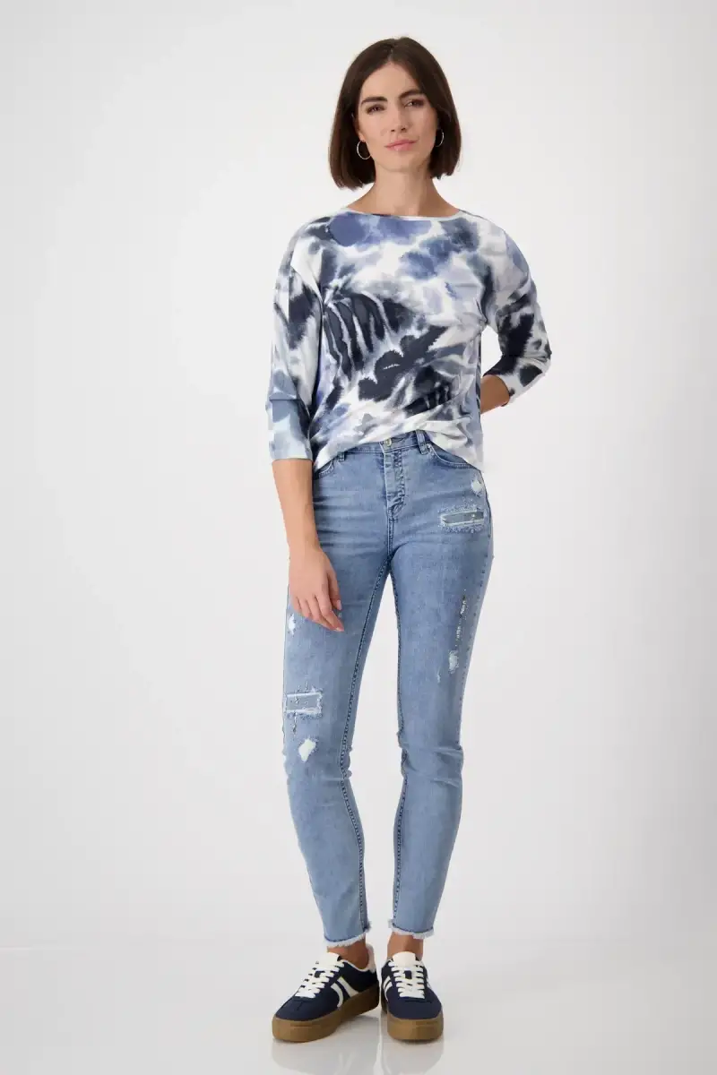 Monari Shirt Mit Blumenmuster