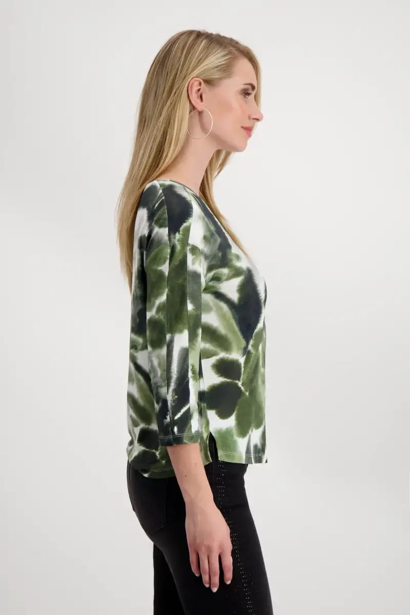 Monari Shirt Mit Blumenmuster