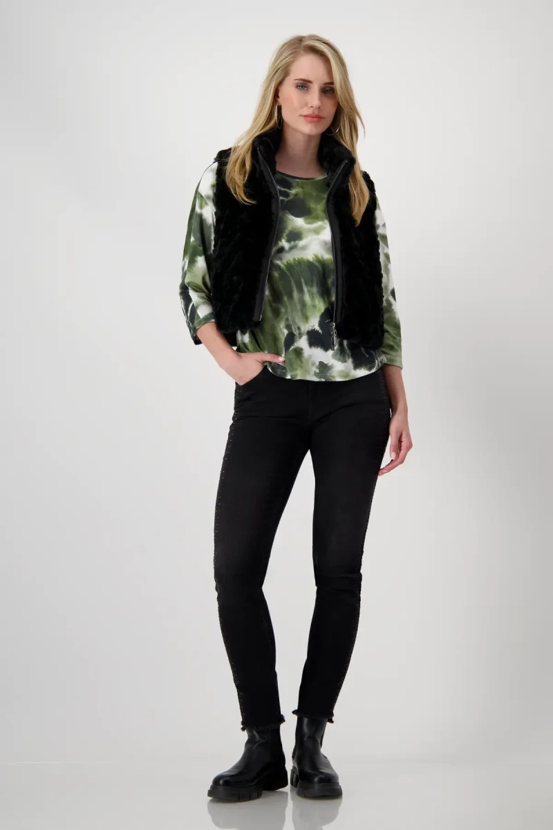 Monari Shirt Mit Blumenmuster