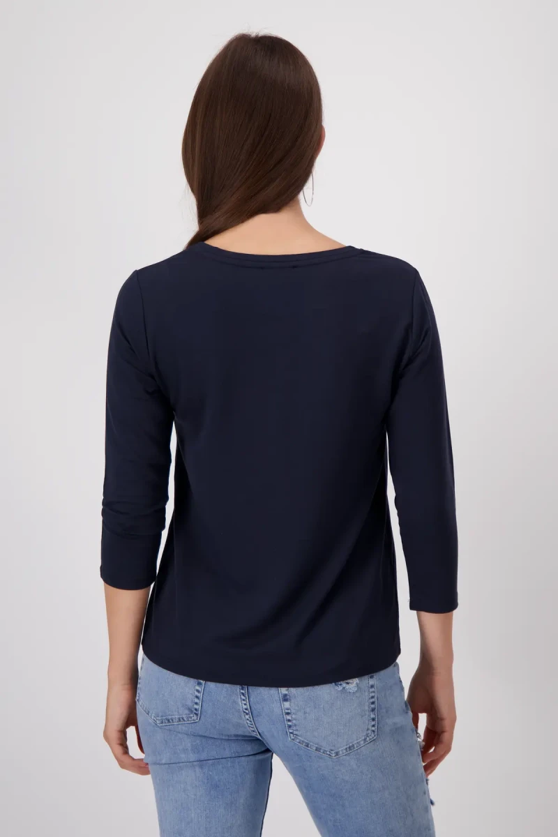 Monari Shirt Mit Emblem Print