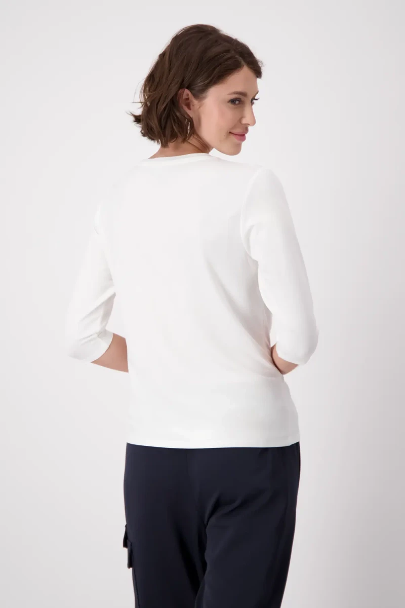 Monari Shirt Mit Emblem Print