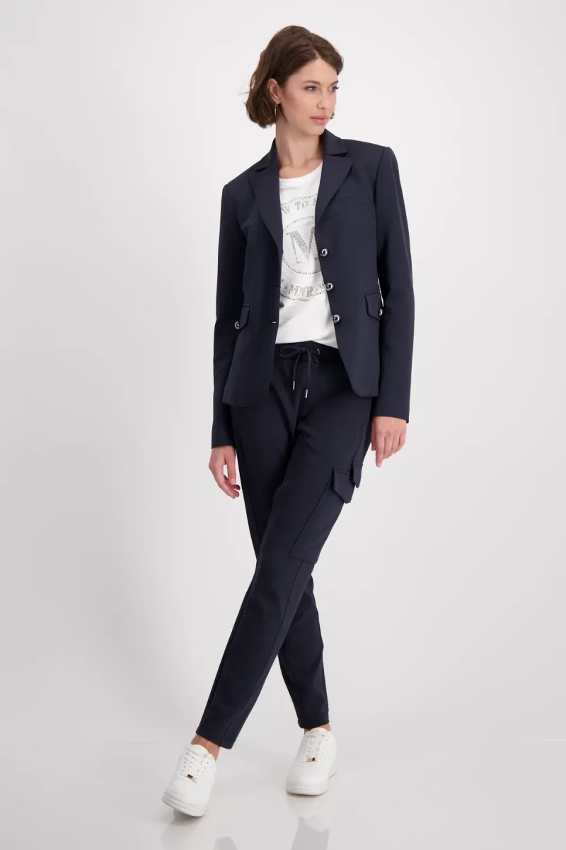 Monari Shirt Mit Emblem Print