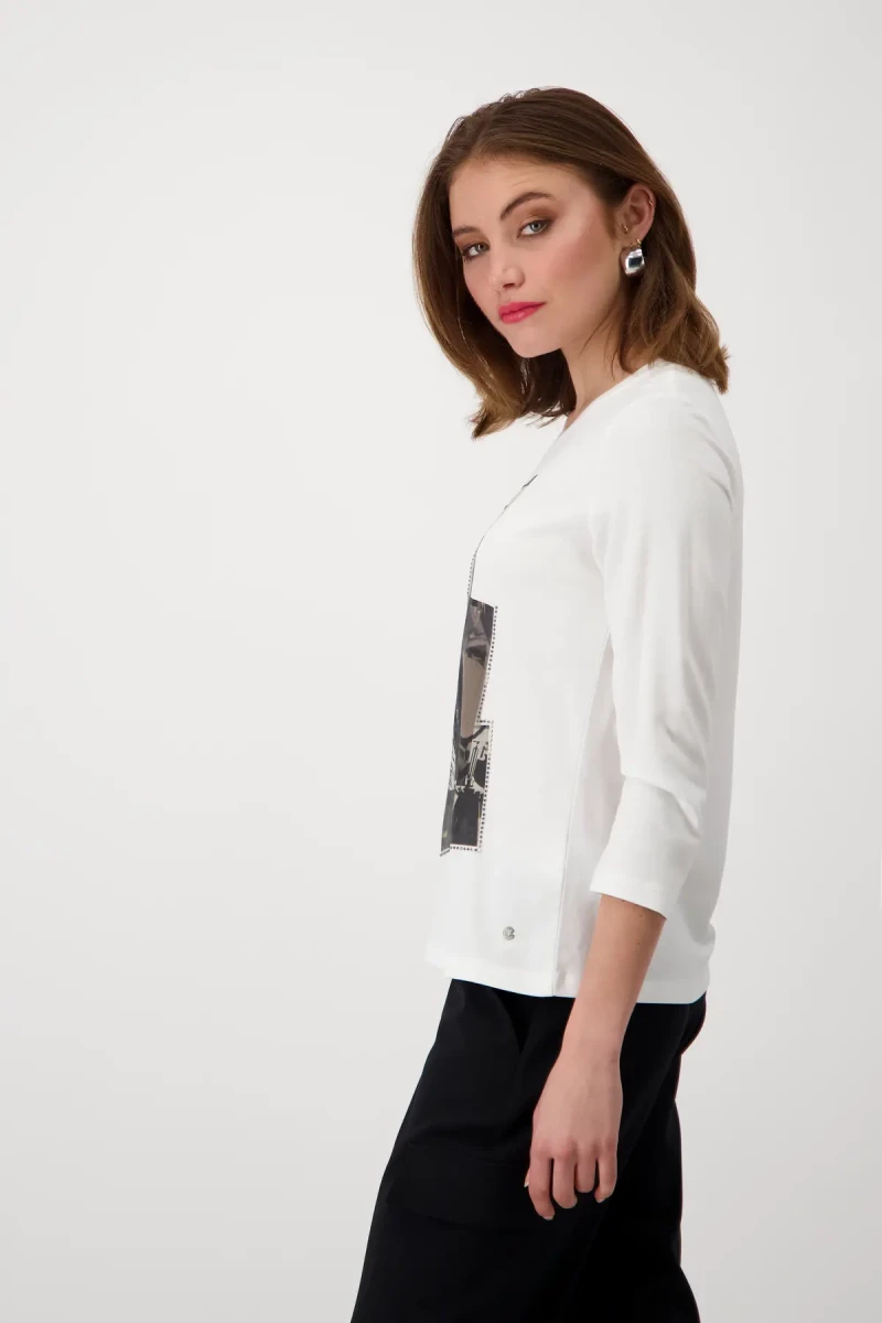 Monari Shirt Mit Frauen Print