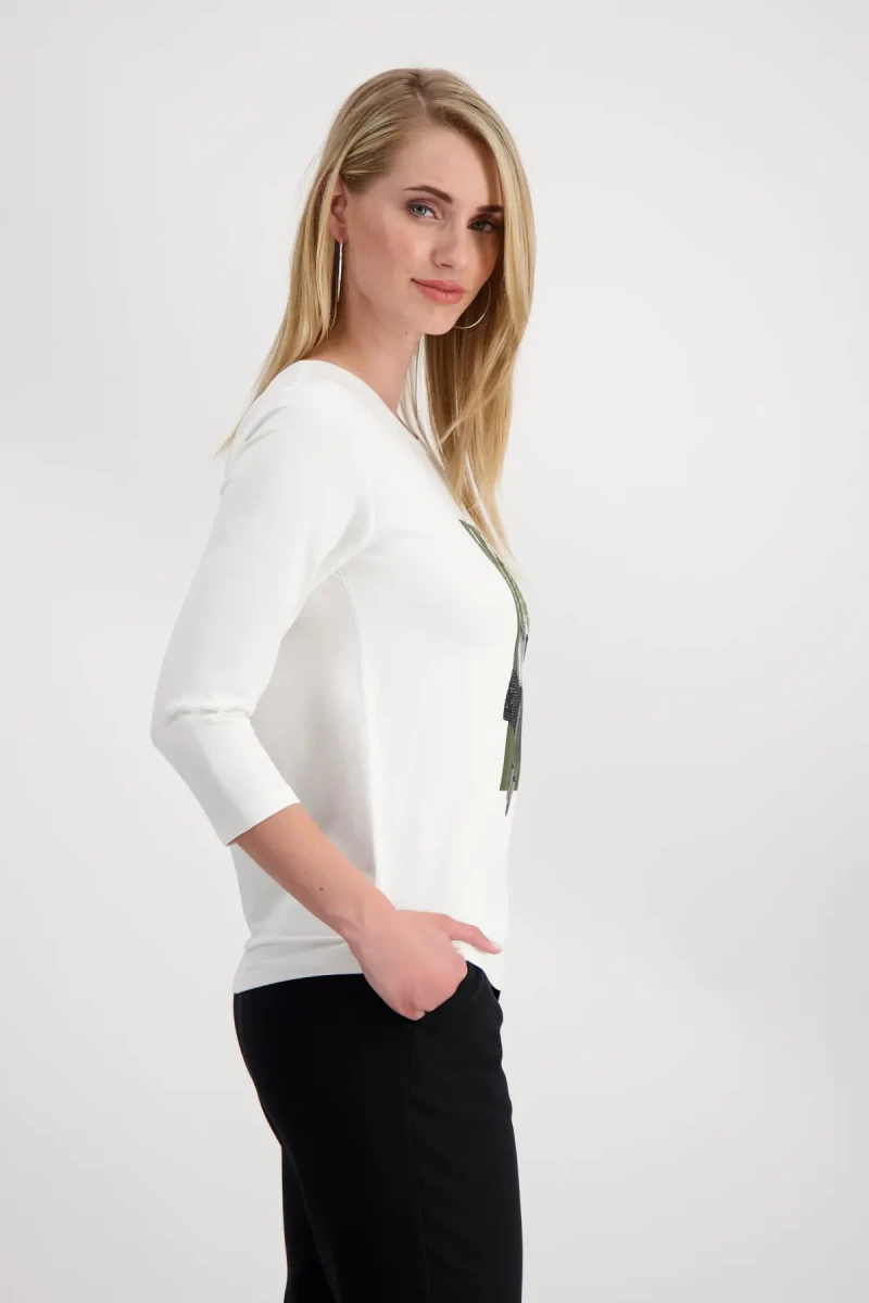 Monari Shirt Mit Frauen Print