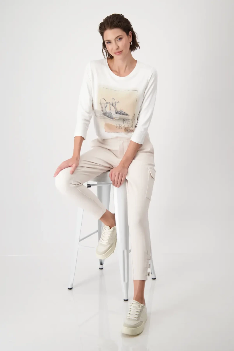 Monari Shirt Mit High Heels Print