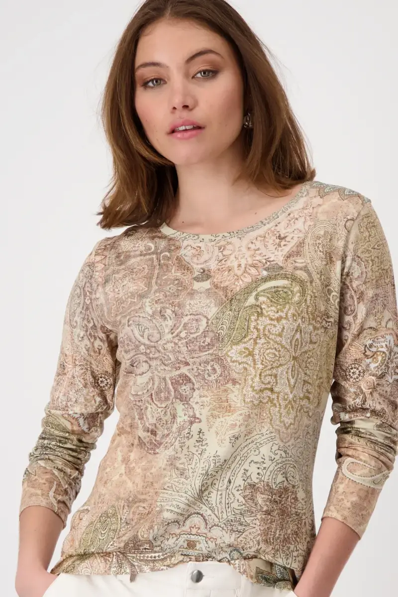 Monari Shirt Mit Paisleymuster