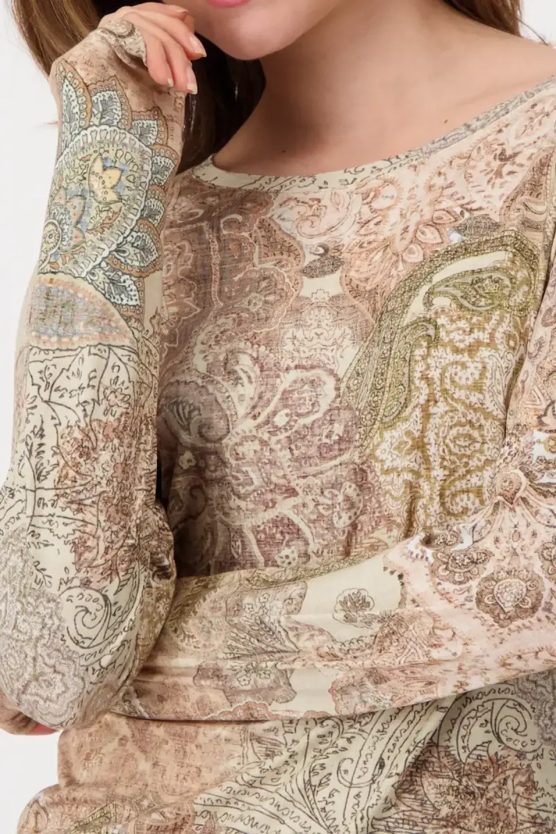 Monari Shirt Mit Paisleymuster