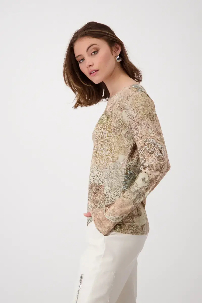 Monari Shirt Mit Paisleymuster