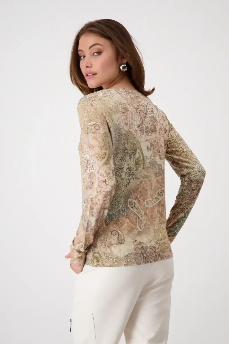 Monari Shirt Mit Paisleymuster