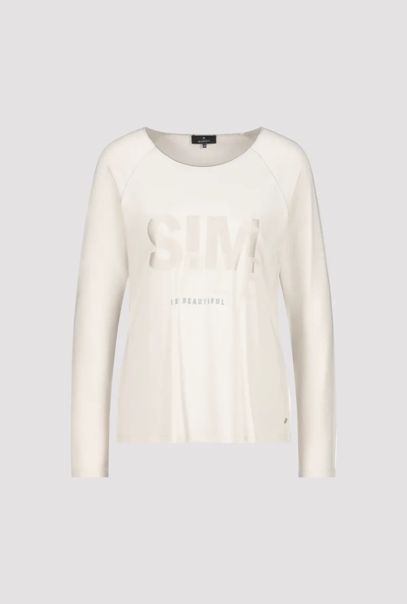 Monari Shirt Mit Satin Print