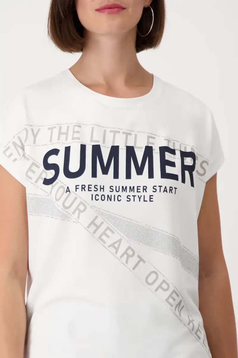 Monari Shirt Mit Schrift