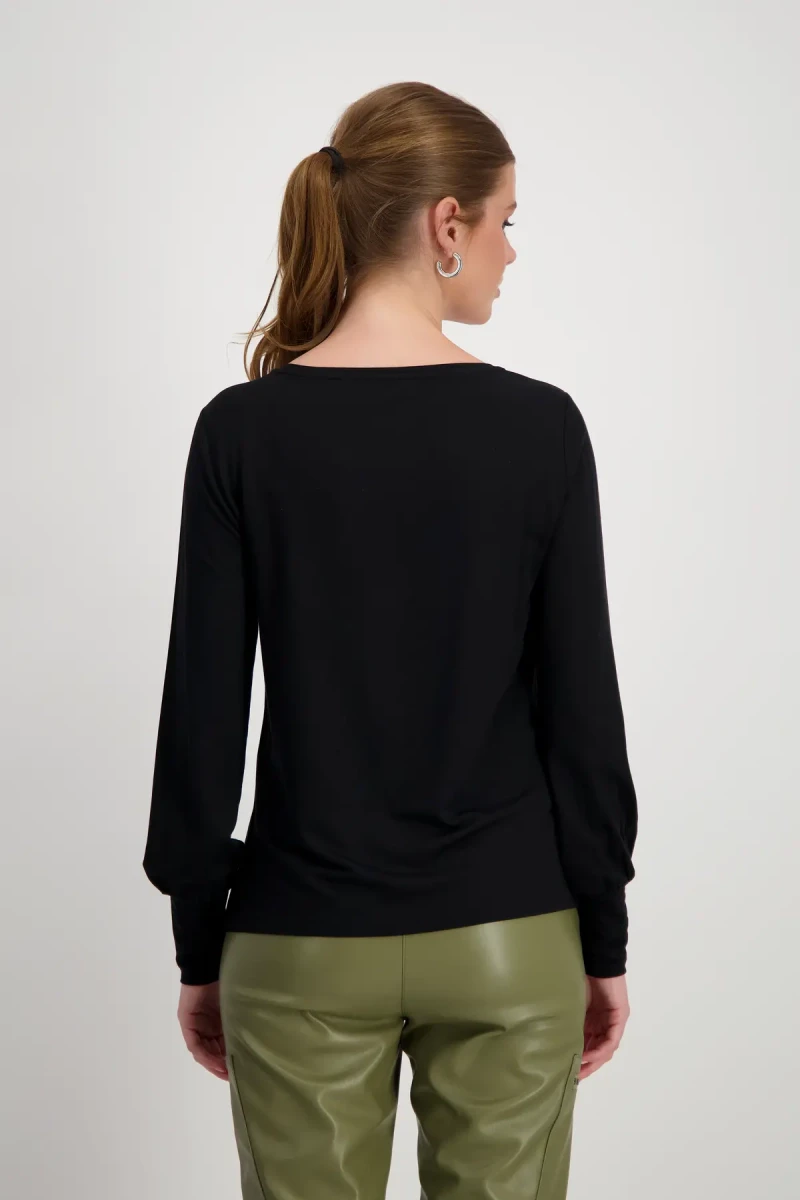 Monari Shirt Mit Taschen Print