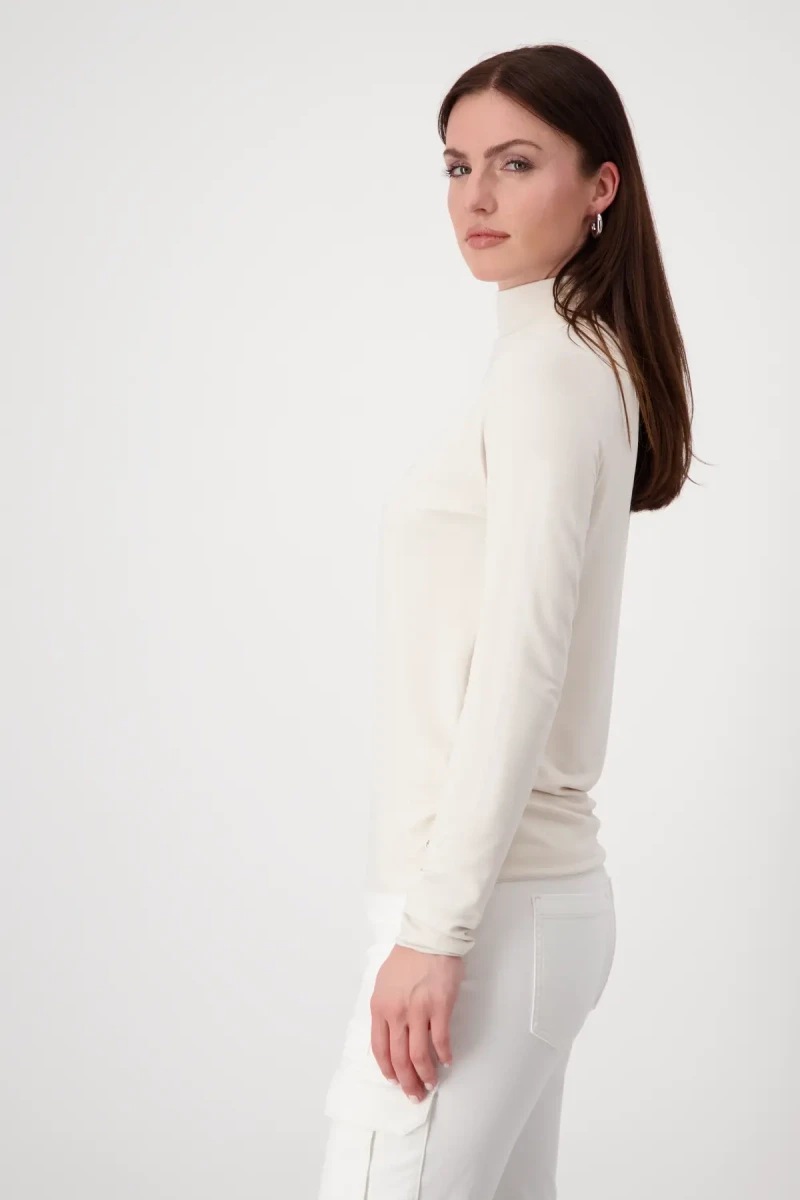 Monari Shirt Mit Toniger Pailletten-Blume