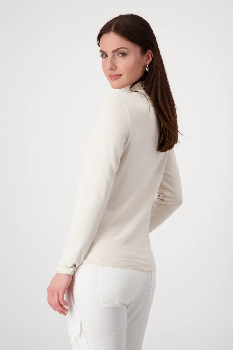 Monari Shirt Mit Toniger Pailletten-Blume