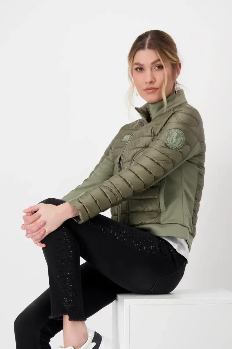 Monari Steppjacke Mit Neopren