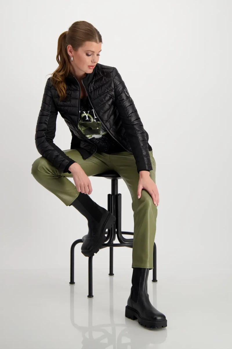 Monari Steppjacke Mit Neopren