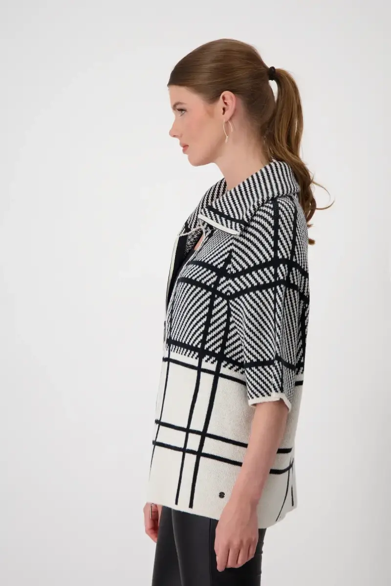 Monari Strickcape Karo