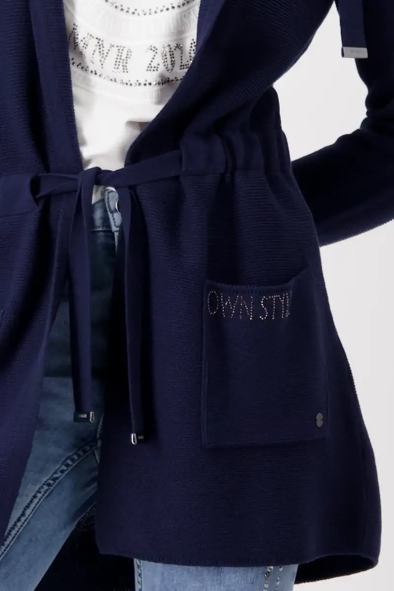 Monari Strickjacke Mit Taillenband