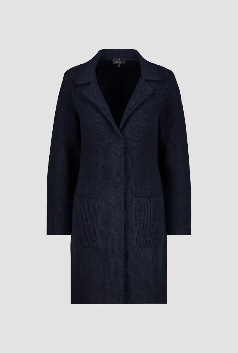Monari Strickmantel Mit Reverskragen