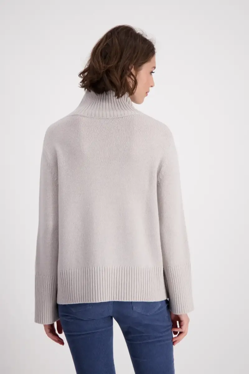 Monari Strickpullover Mit Schrift