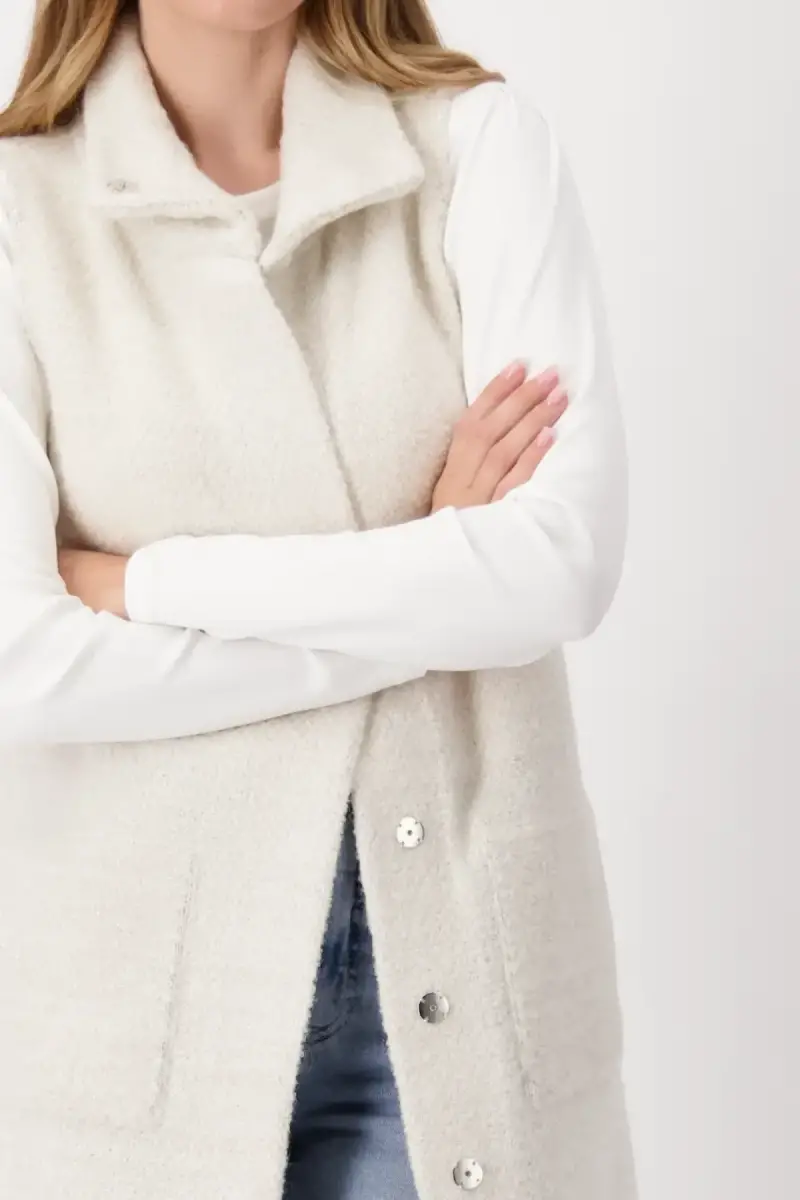 Monari Strickweste Mit Lurex