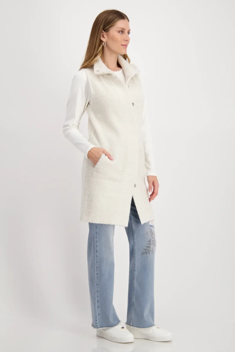 Monari Strickweste Mit Lurex