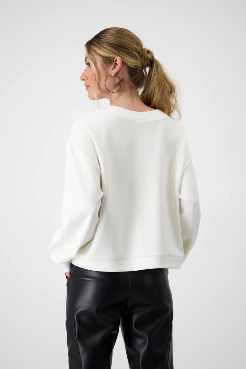 Monari Sweatshirt Mit Buchstaben Print