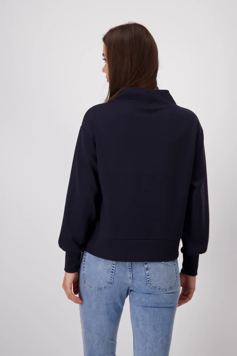 Monari Sweatshirt Mit Emblem Print