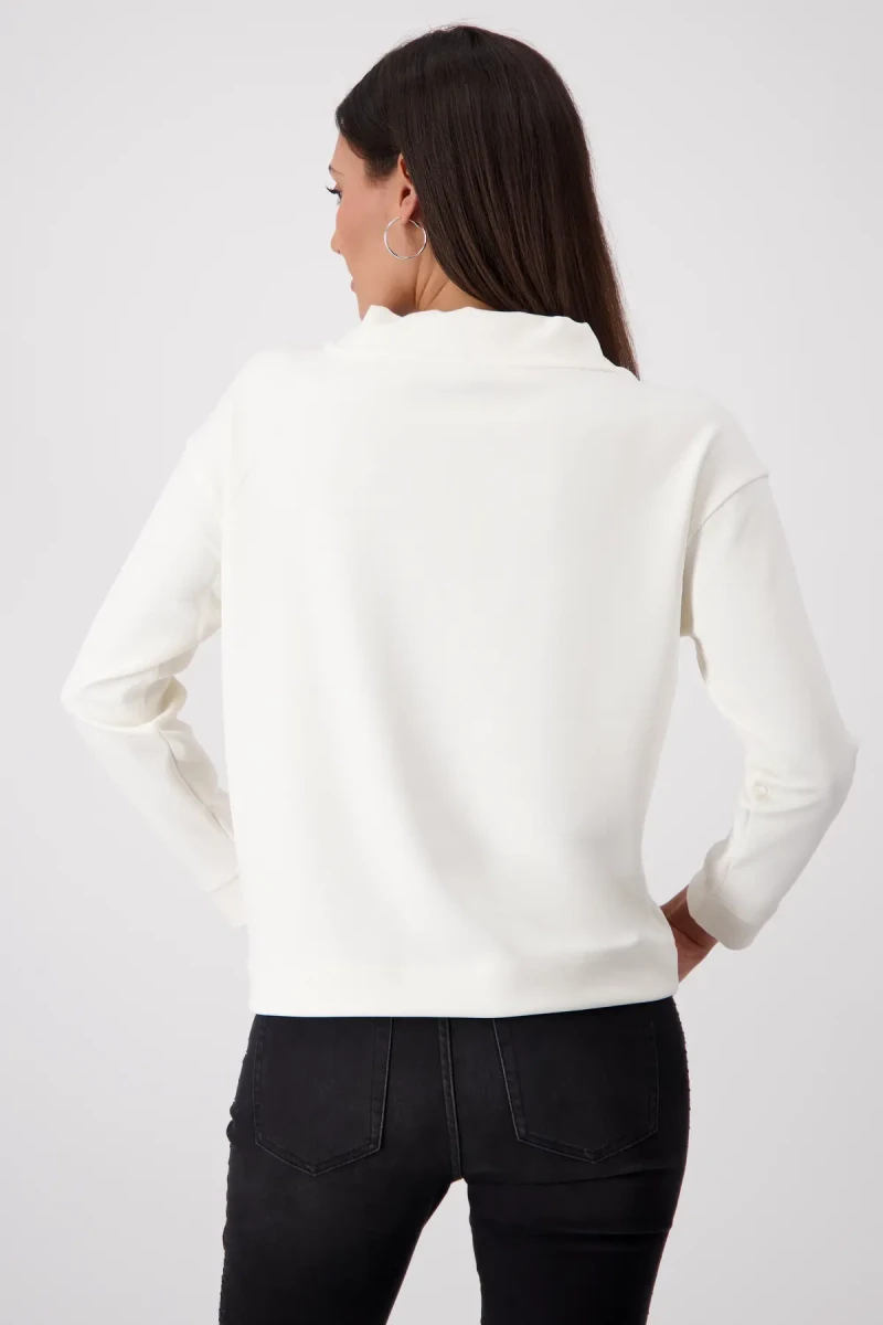 Monari Sweatshirt Mit Geschmückten Taschen