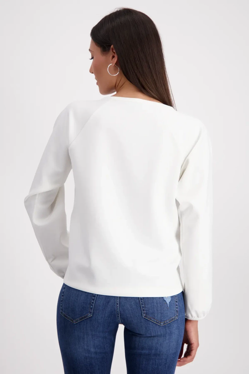 Monari Sweatshirt Mit Schmuckschrift