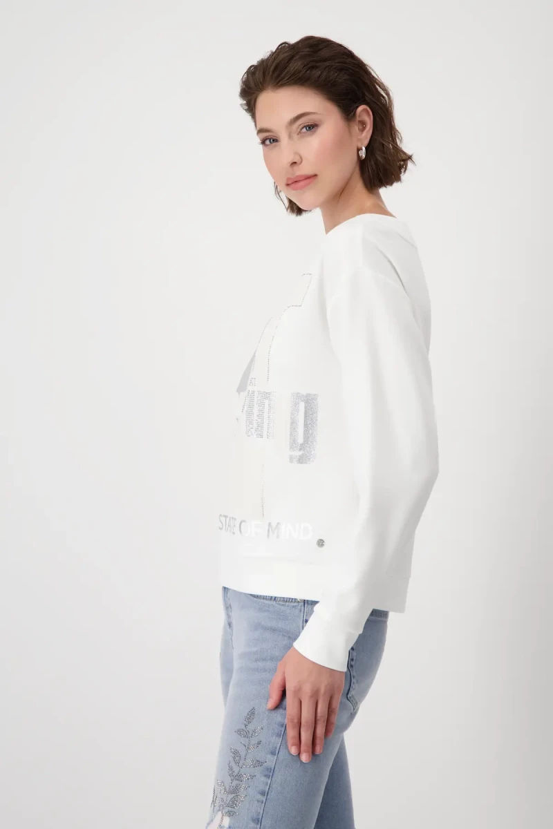 Monari Sweatshirt Mit Schrift