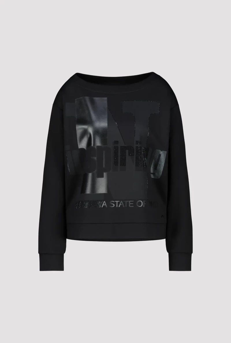 Monari Sweatshirt Mit Schrift