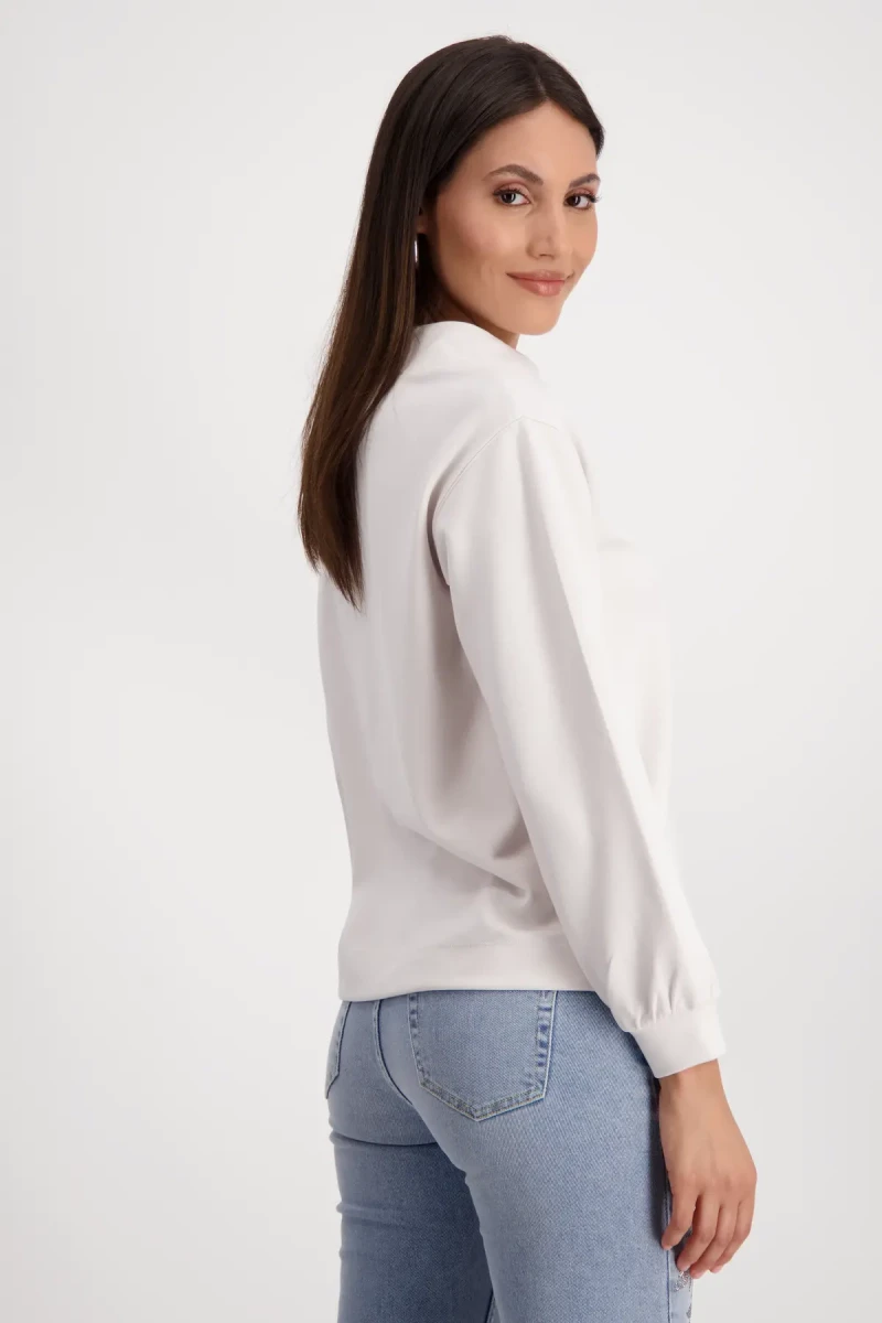 Monari Sweatshirt Mit Stehkragen