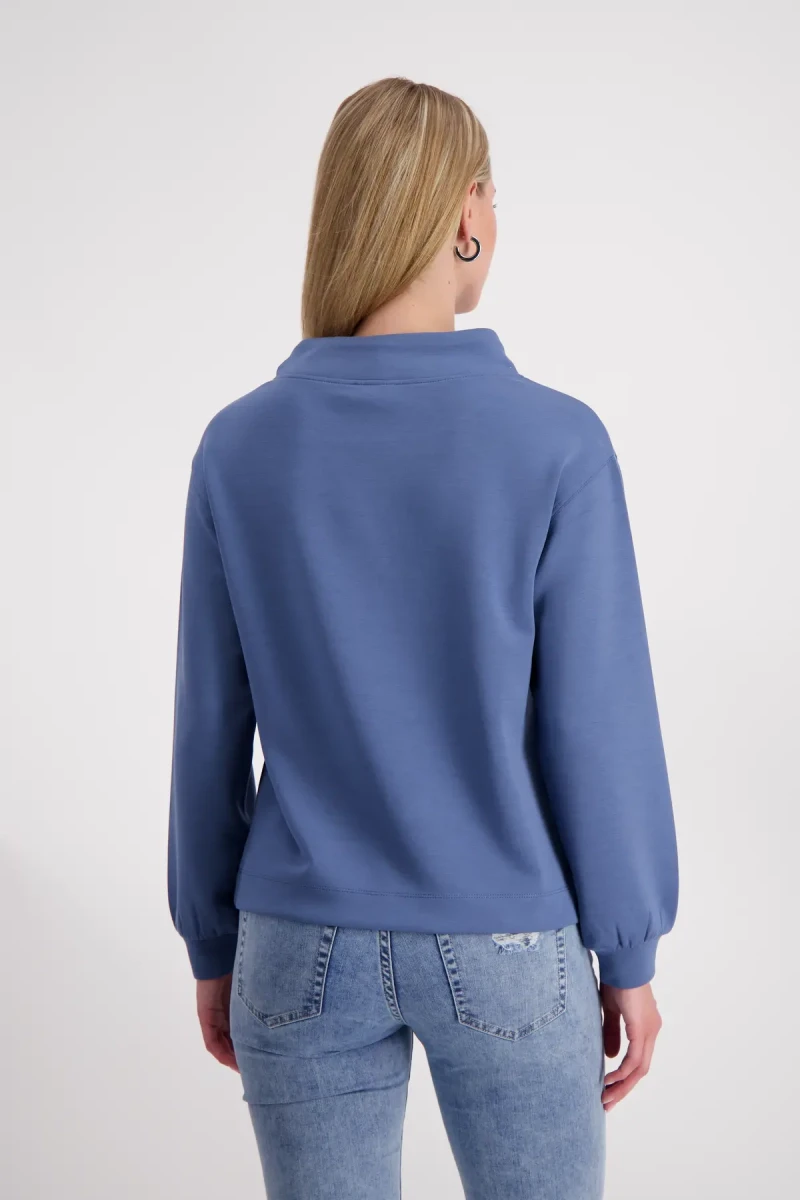 Monari Sweatshirt Mit Stehkragen