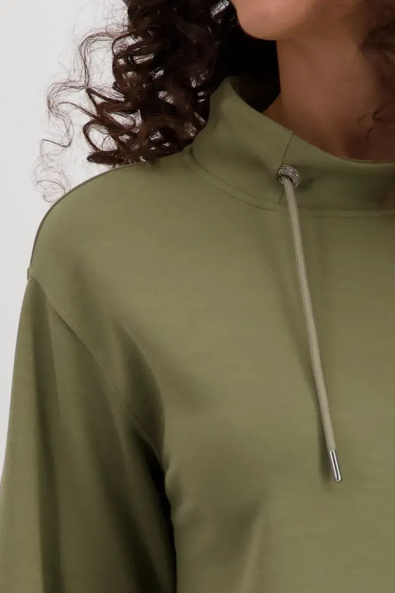 Monari Sweatshirt Mit Stehkragen