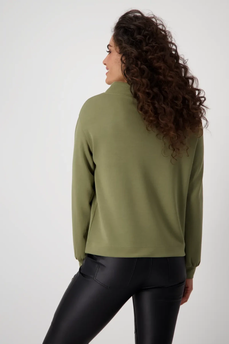 Monari Sweatshirt Mit Stehkragen